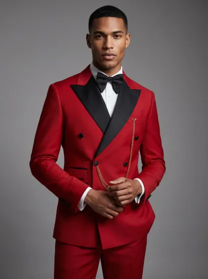 Slim Fit 2-Piece Khaki Peak Lapel Men's Suit | Modern Prom & Summer Formal Suit