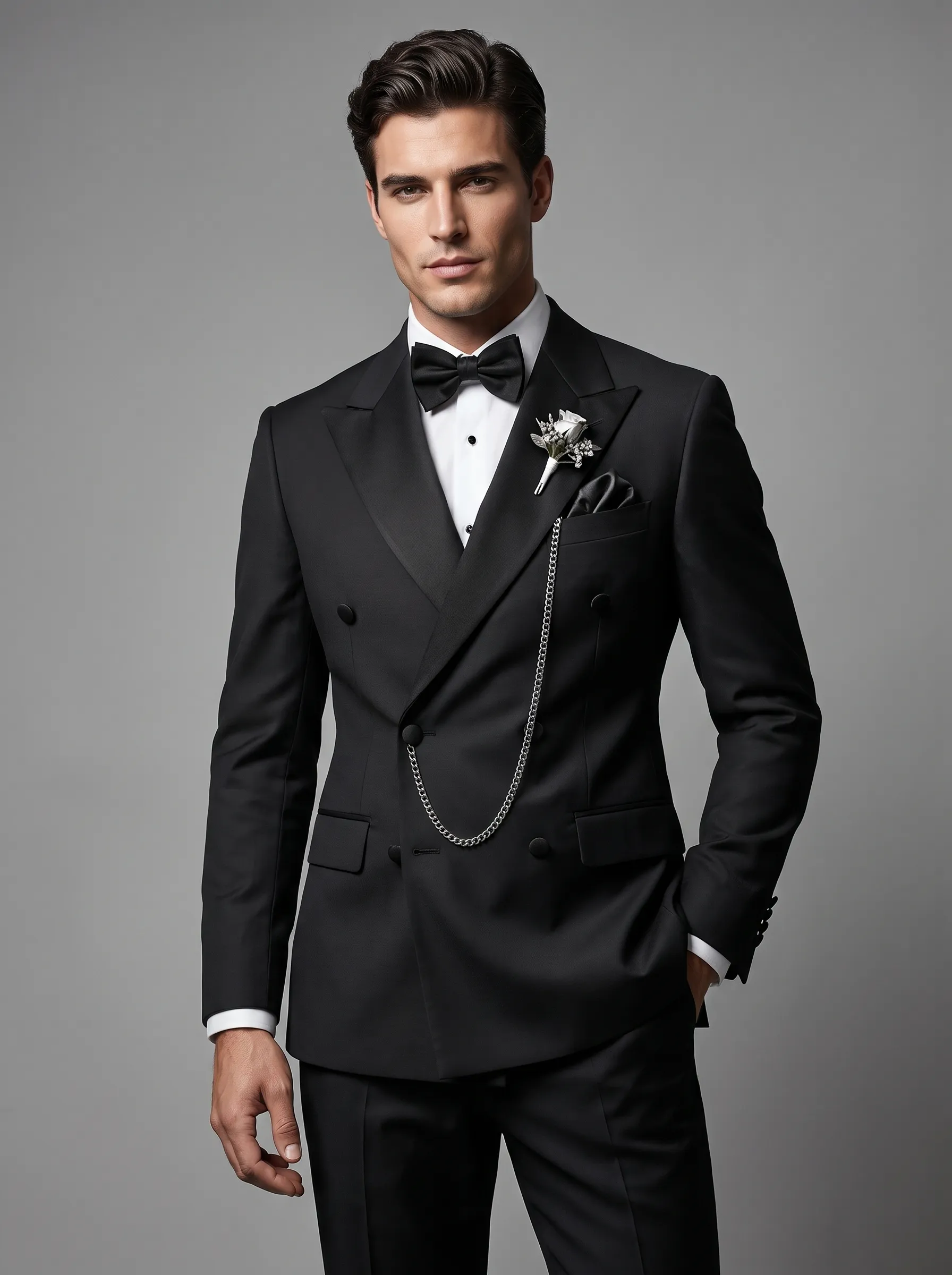 Slim Fit 2-Piece Khaki Peak Lapel Men's Suit | Modern Prom & Summer Formal Suit