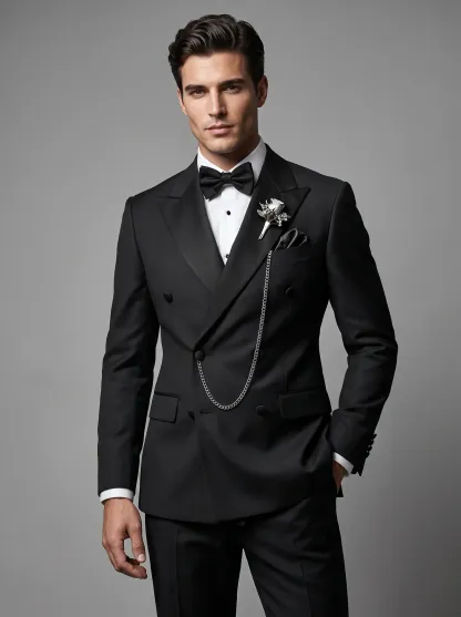 Slim Fit 2-Piece Khaki Peak Lapel Men's Suit | Modern Prom & Summer Formal Suit