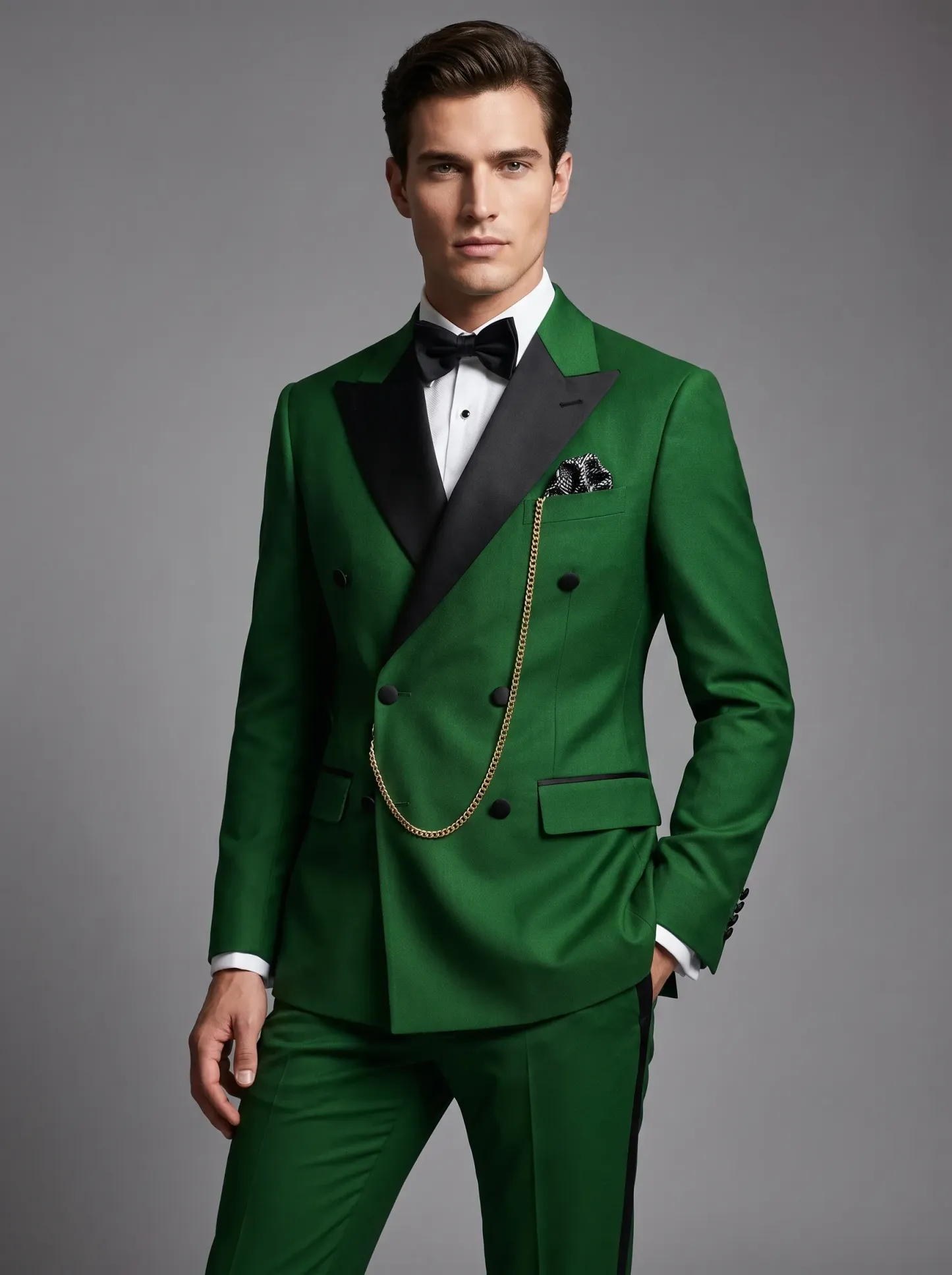 Slim Fit 2-Piece Khaki Peak Lapel Men's Suit | Modern Prom & Summer Formal Suit