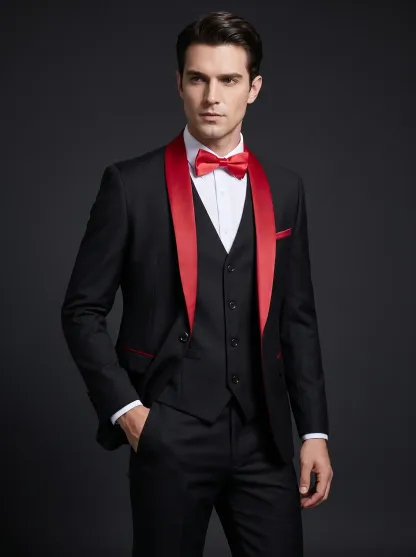 Men's Light Blue 3-Piece Shawl Lapel Tuxedo | Powder Blue Prom Suit