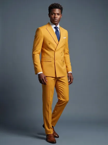 Men's Hot Pink Double-Breasted 2-Piece Prom Suit | Bold Statement Tuxedo