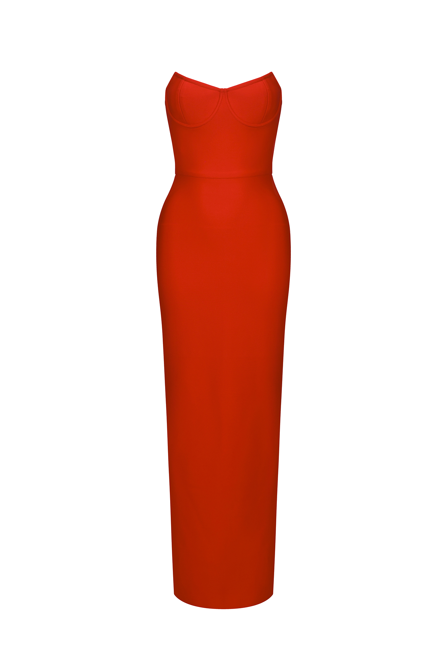 Dotte Maxi Bandage Dress - Red