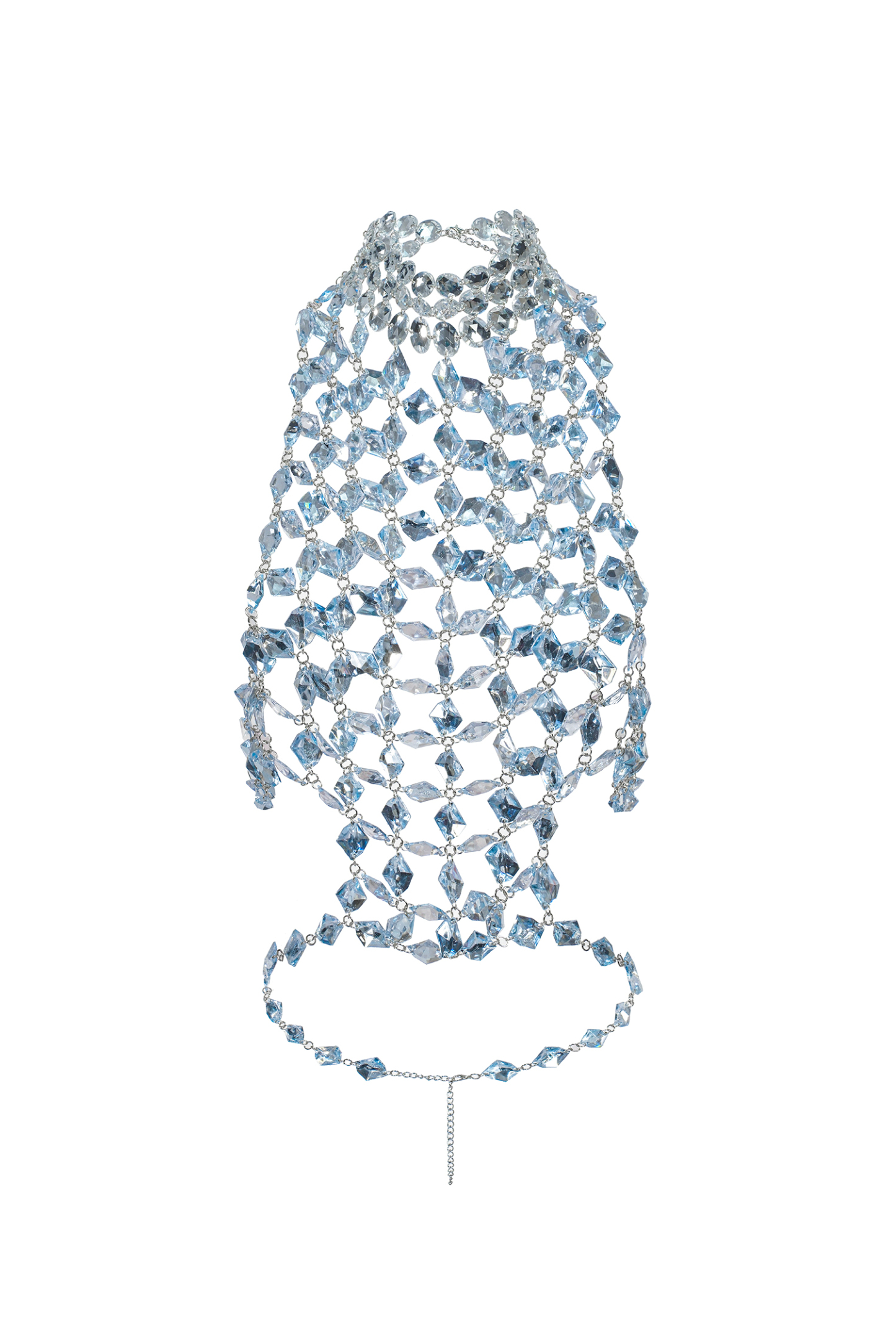 Jacova Halter Sleeveless Diamante Top