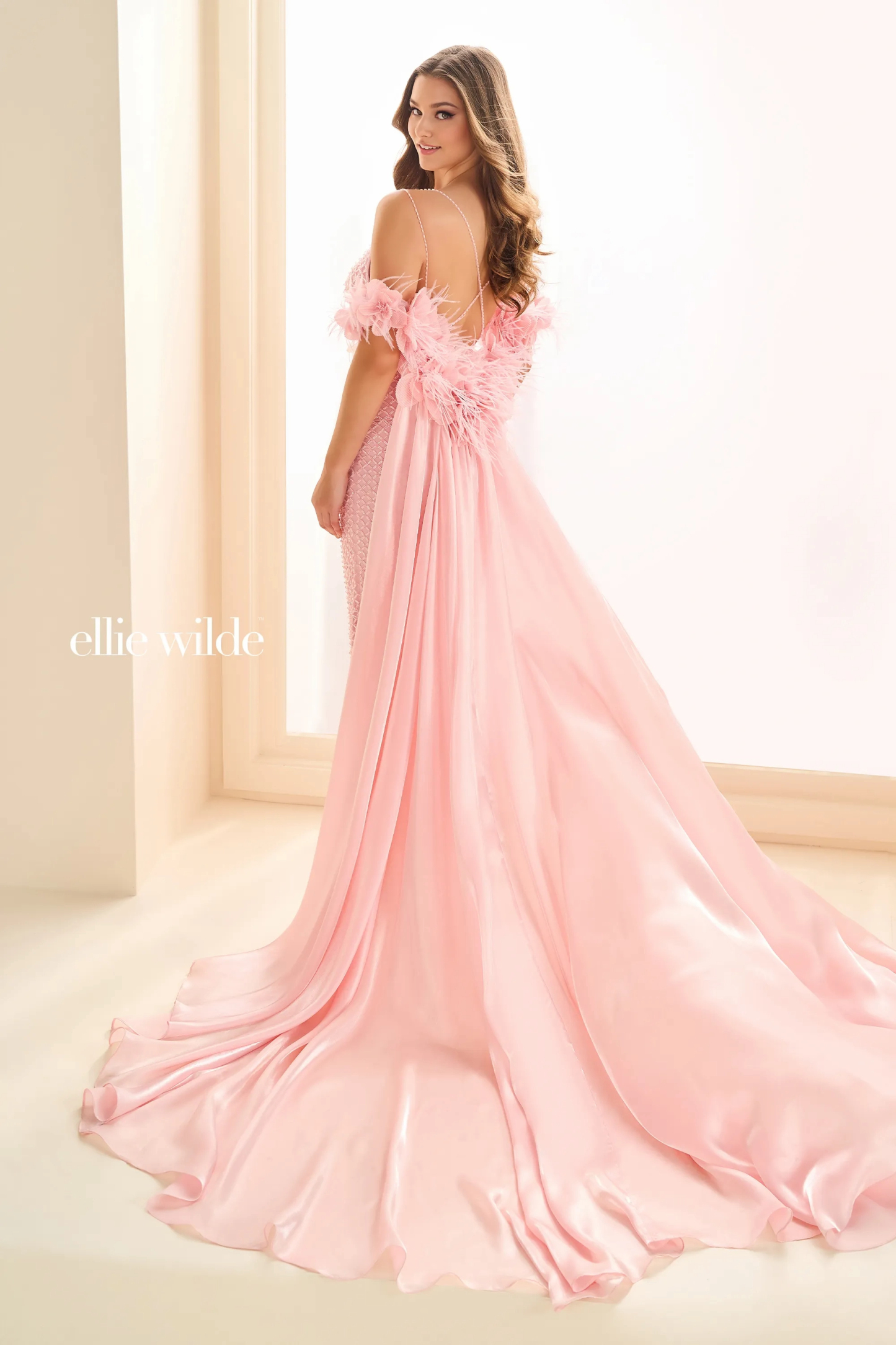 Sheath Sweetheart Sleeveless Allover Beaded Mesh Slit Prom Dress #EW36027
