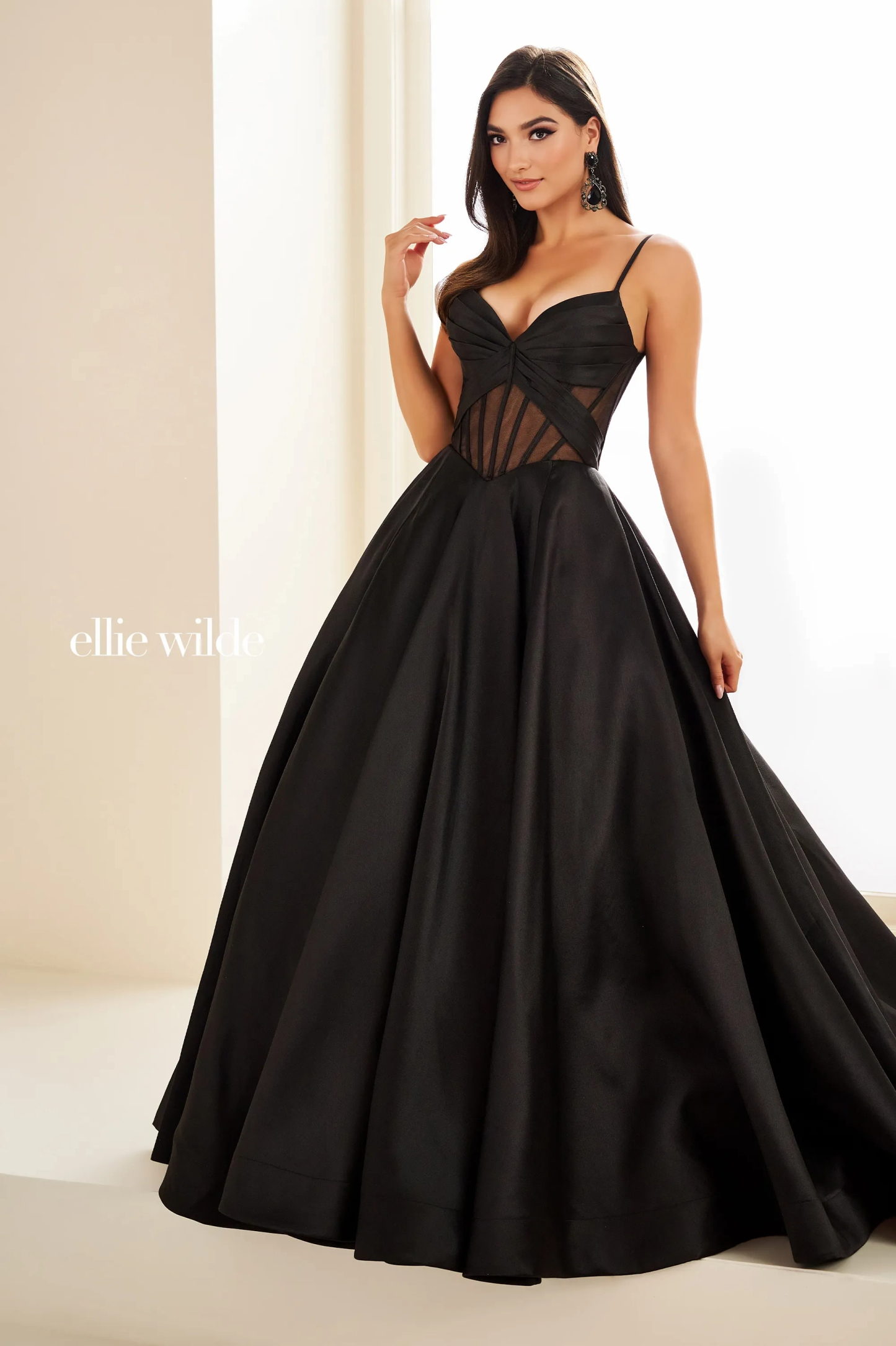 Ball Gown Spaghetti Straps Sweetheart Tulle Corset Bodice Prom Dress #