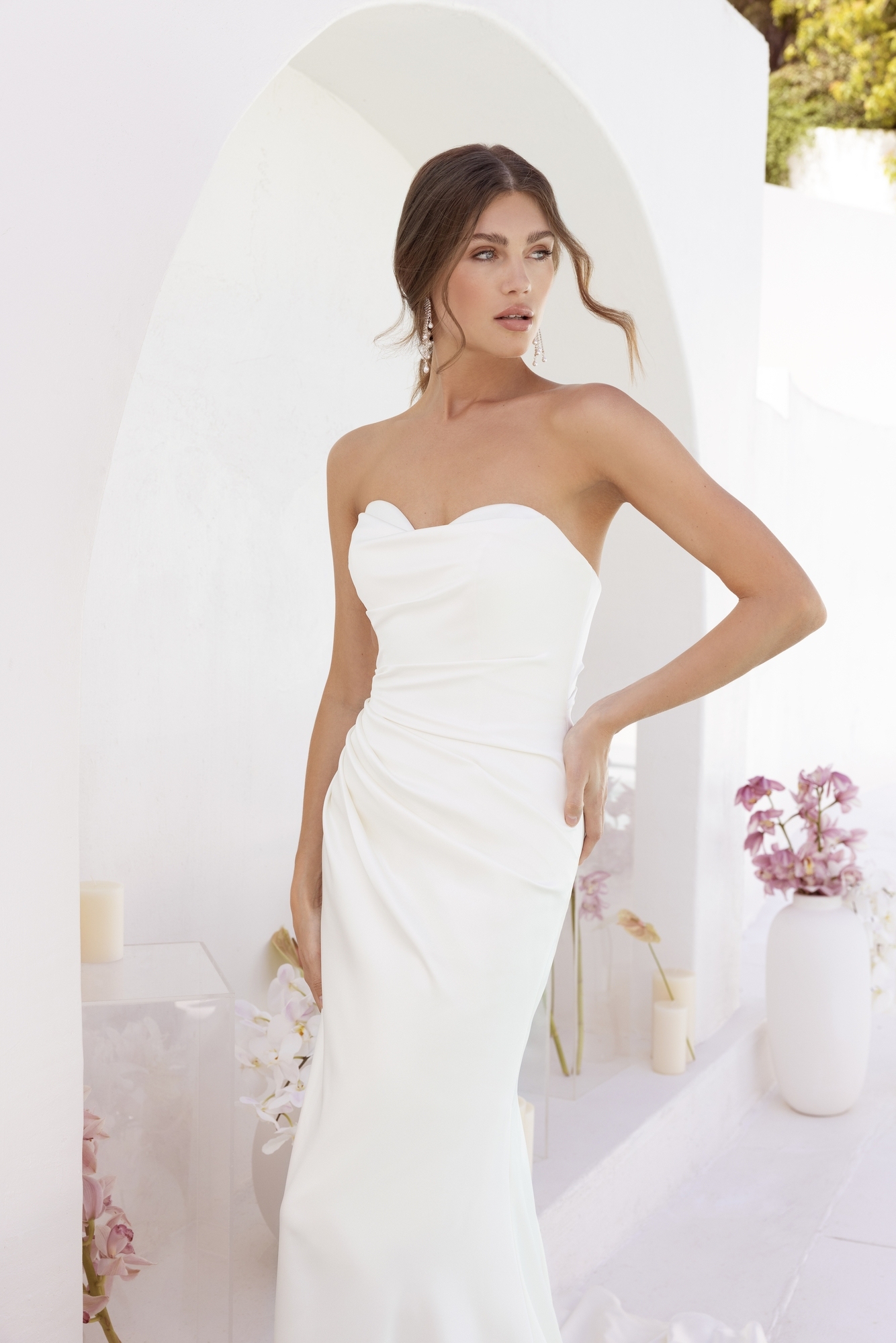 Glamorous sophistication dress CASABLANCA STYLE LE138 ARTEMIS