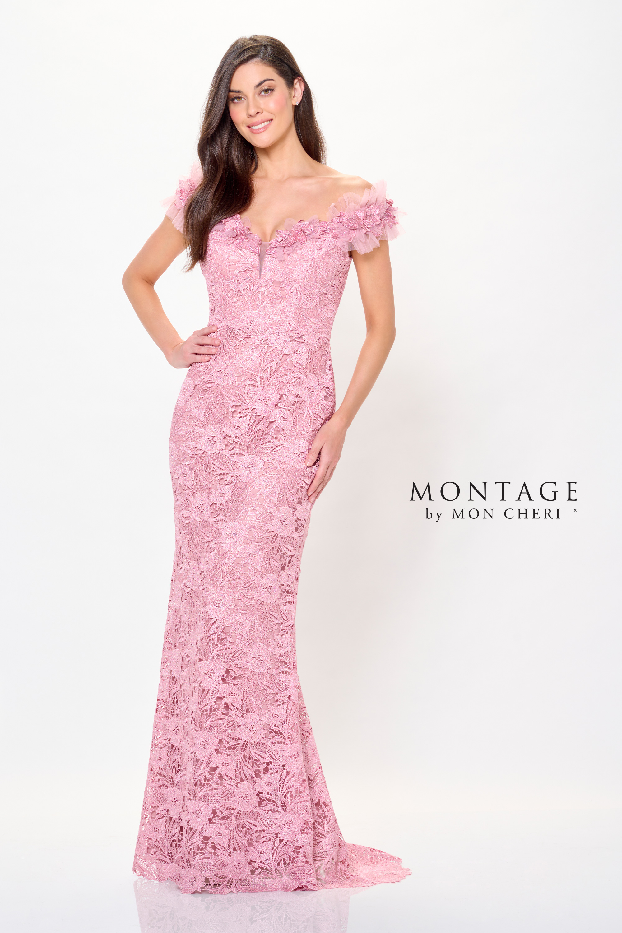Mesmerizing Mermaid Sweetheart Allover Lace Mother of the Bride Dress #M917