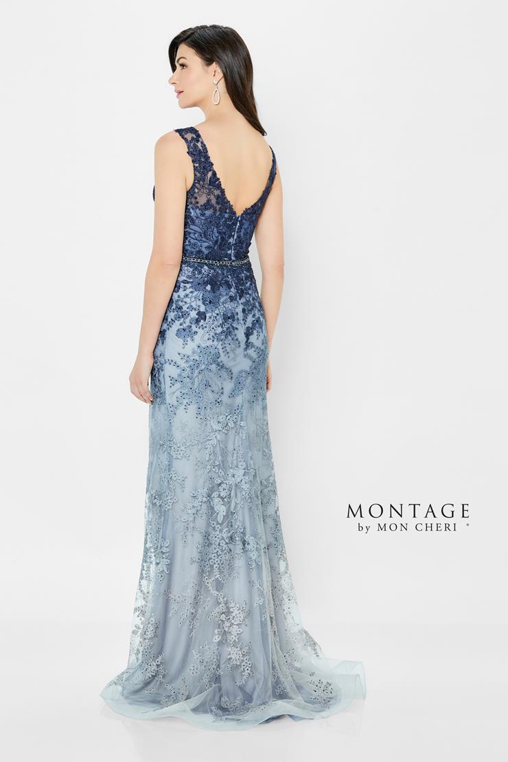 Fit And Flare Ombre Embroidered Allover Lace Mother Of The Bride Dress #122903