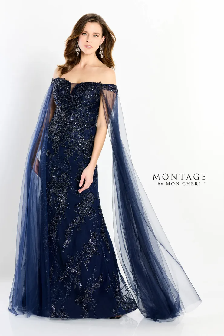 Breathtaking A-line V-Neck Beading Tulle Mother of the Bride Dress #M2204