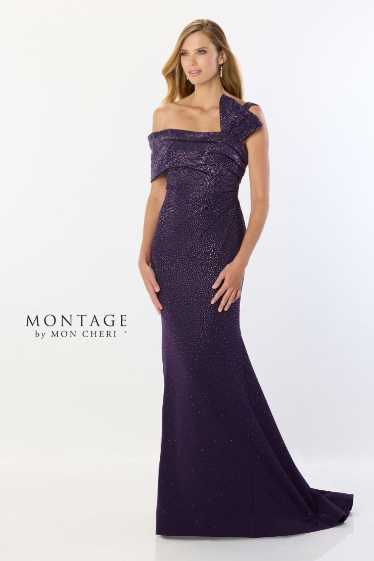 Dazzling Fit Straight Stretch Crepe Tulle Mother of the Bride Dress #M2214