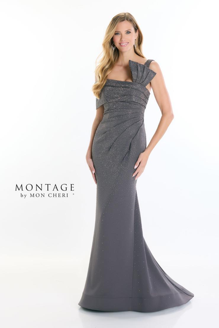 Dazzling Fit Straight Stretch Crepe Tulle Mother of the Bride Dress #M2214