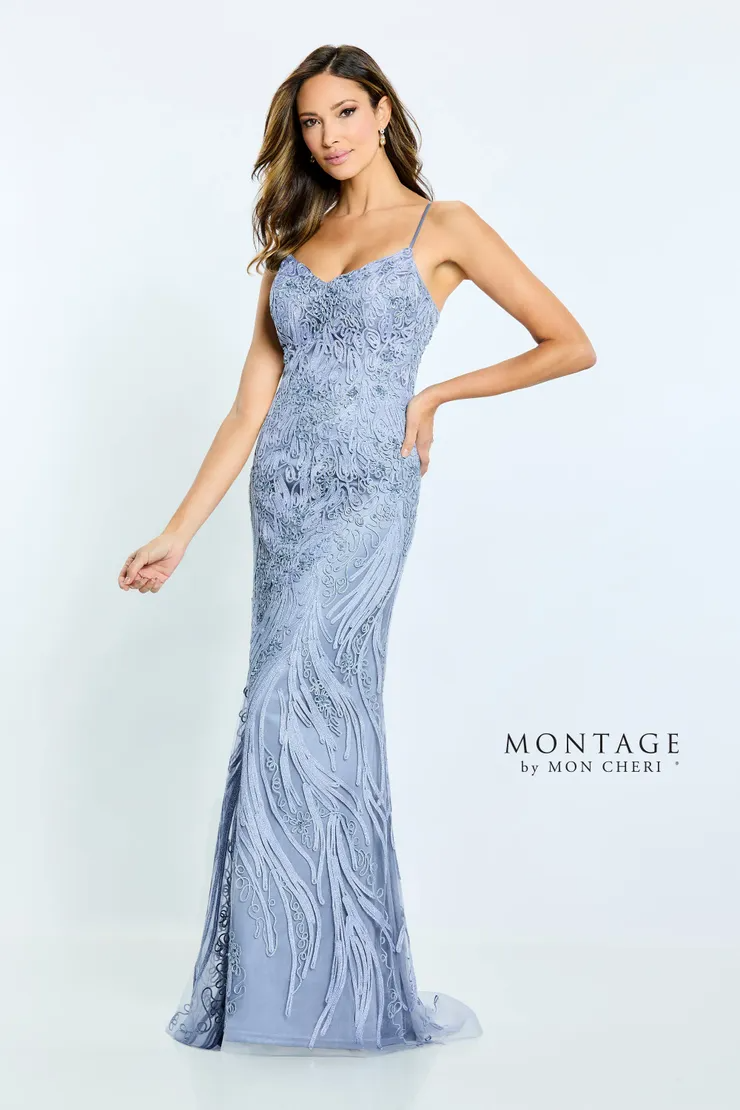 Elegant Sheath Sweetheart Ribbon Lace Mother Of The Bride Dress #M511