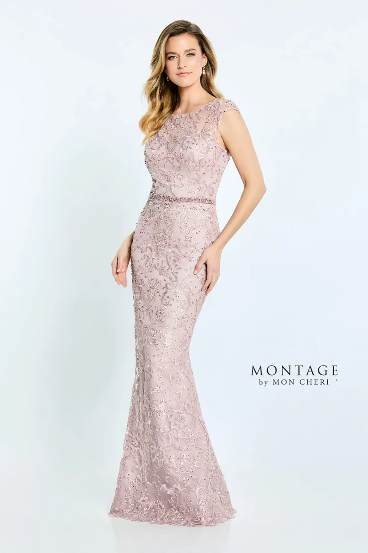 Sheath Illusion Cap Sleeve Allover Lace Mother Of The Bride Dress #M516