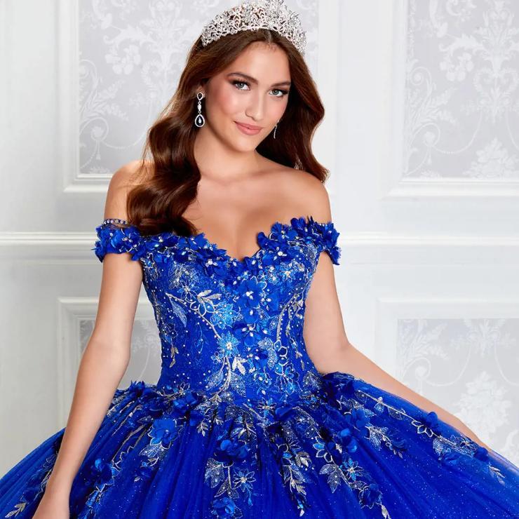 Sweetheart Off-The-Shoulder Glitter Tulle Beading Quinceanera Dress #PR12263