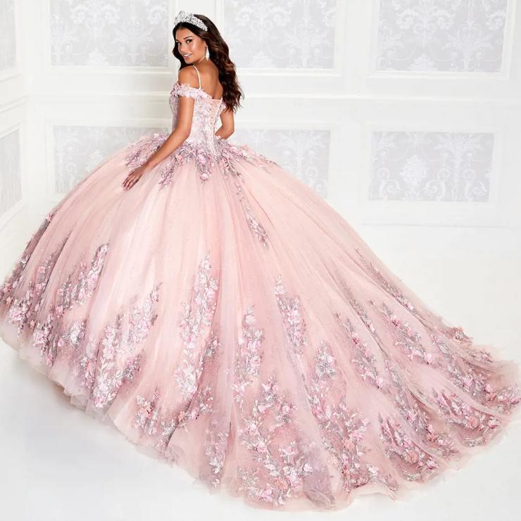 Sweetheart Off-The-Shoulder Glitter Tulle Beading Quinceanera Dress #PR12263
