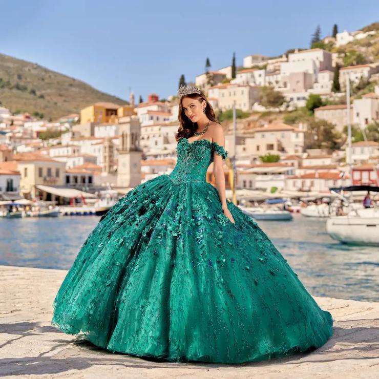 Ethereal Light-Up Quinceanera Dress With 3D Flowers #PR22036
