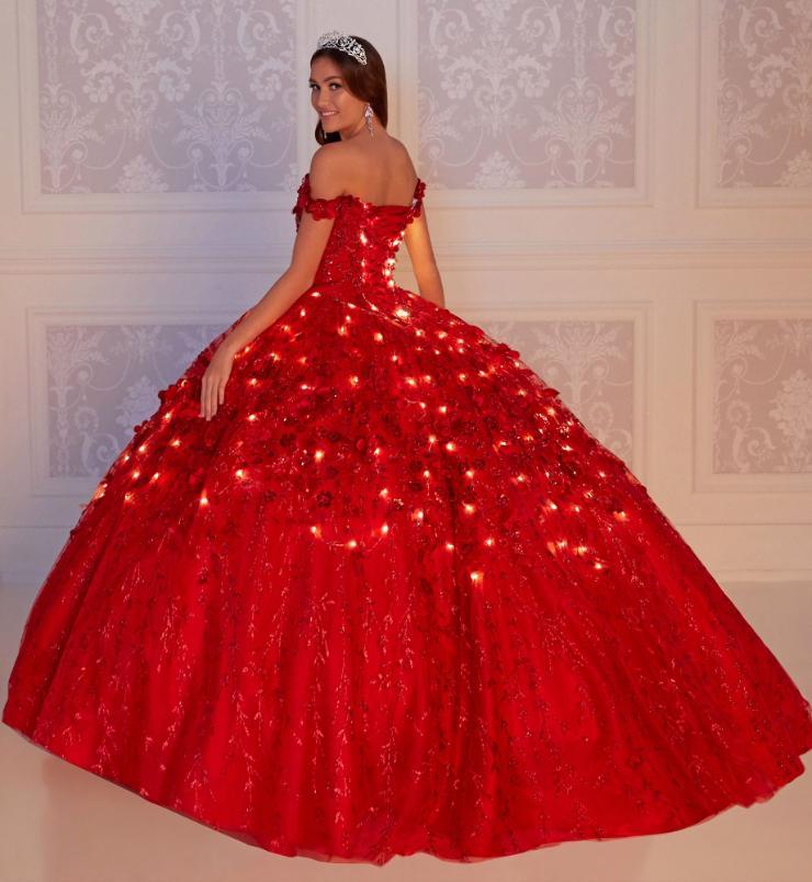 Ethereal Light-Up Quinceanera Dress With 3D Flowers #PR22036