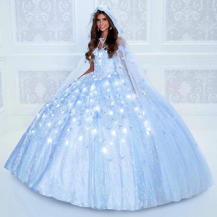 Ethereal Light-Up Quinceanera Dress With 3D Flowers #PR22036