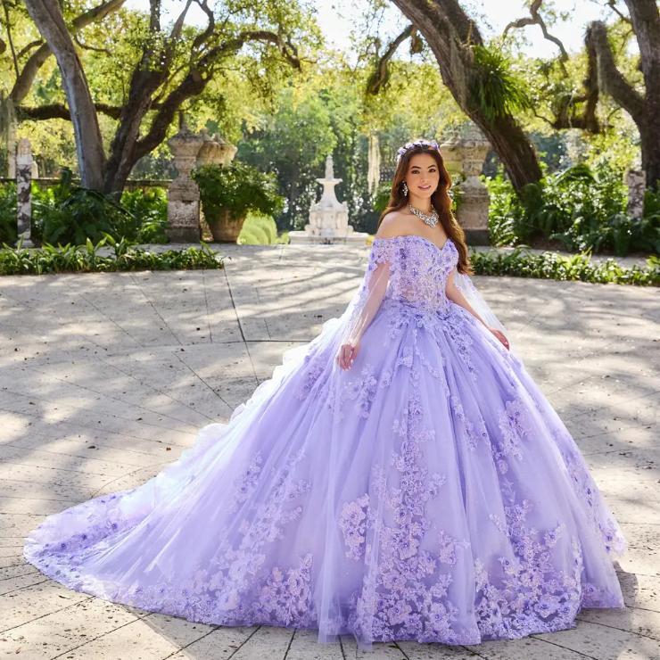 Sweetheart Embroidered Lace Flowers Quinceanera Dress With Detachable Sleeve #PR30116
