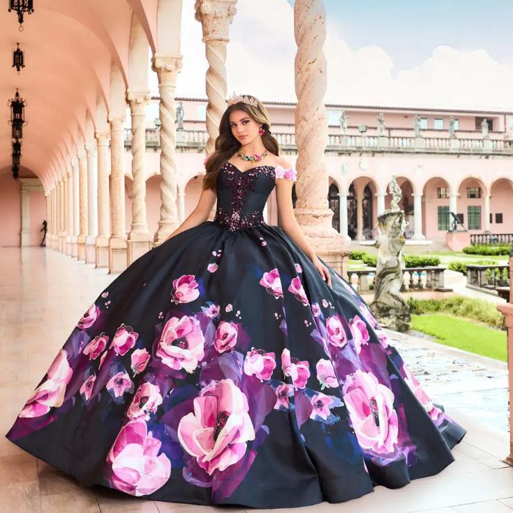 Flattering Sweetheart Beading Tulle Quinceanera Dress With 3D Flowers #PR30151
