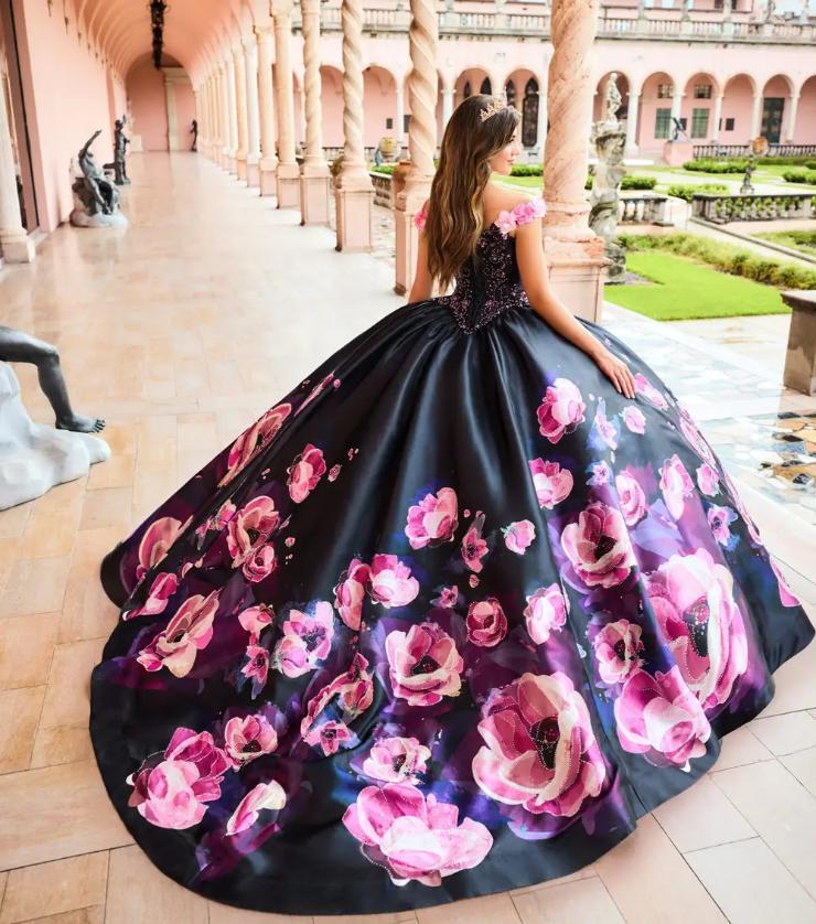 Flattering Sweetheart Beading Tulle Quinceanera Dress With 3D Flowers #PR30151