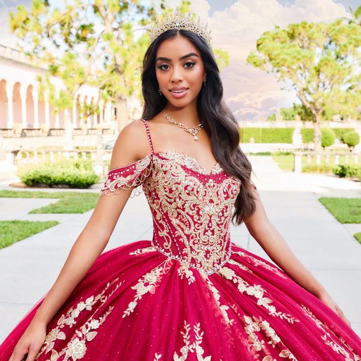 Dreamy Scoop Sweetheart Glitter Tulle Lace Appliques Quinceanera Dress #PR30153