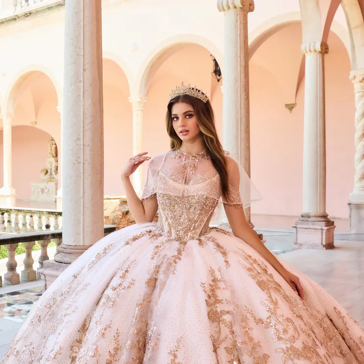 Dreamy Scoop Sweetheart Glitter Tulle Lace Appliques Quinceanera Dress #PR30153