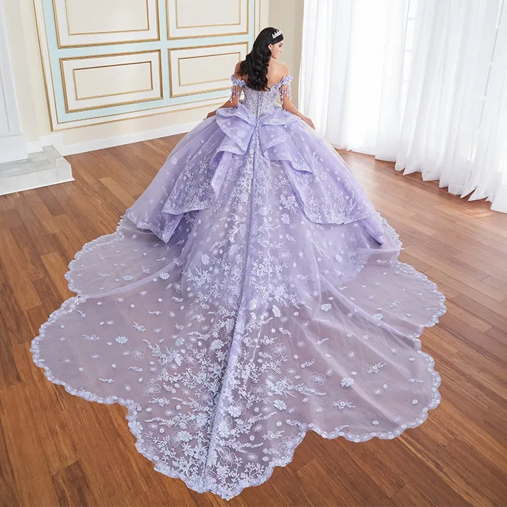 Stardust Glow in the Dark Quinceanera Dress PR30172 Vipbridals