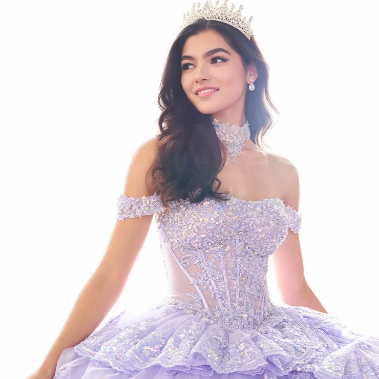 Ethereal Sweetheart Applique Beading Quinceanera Dress #PR30181