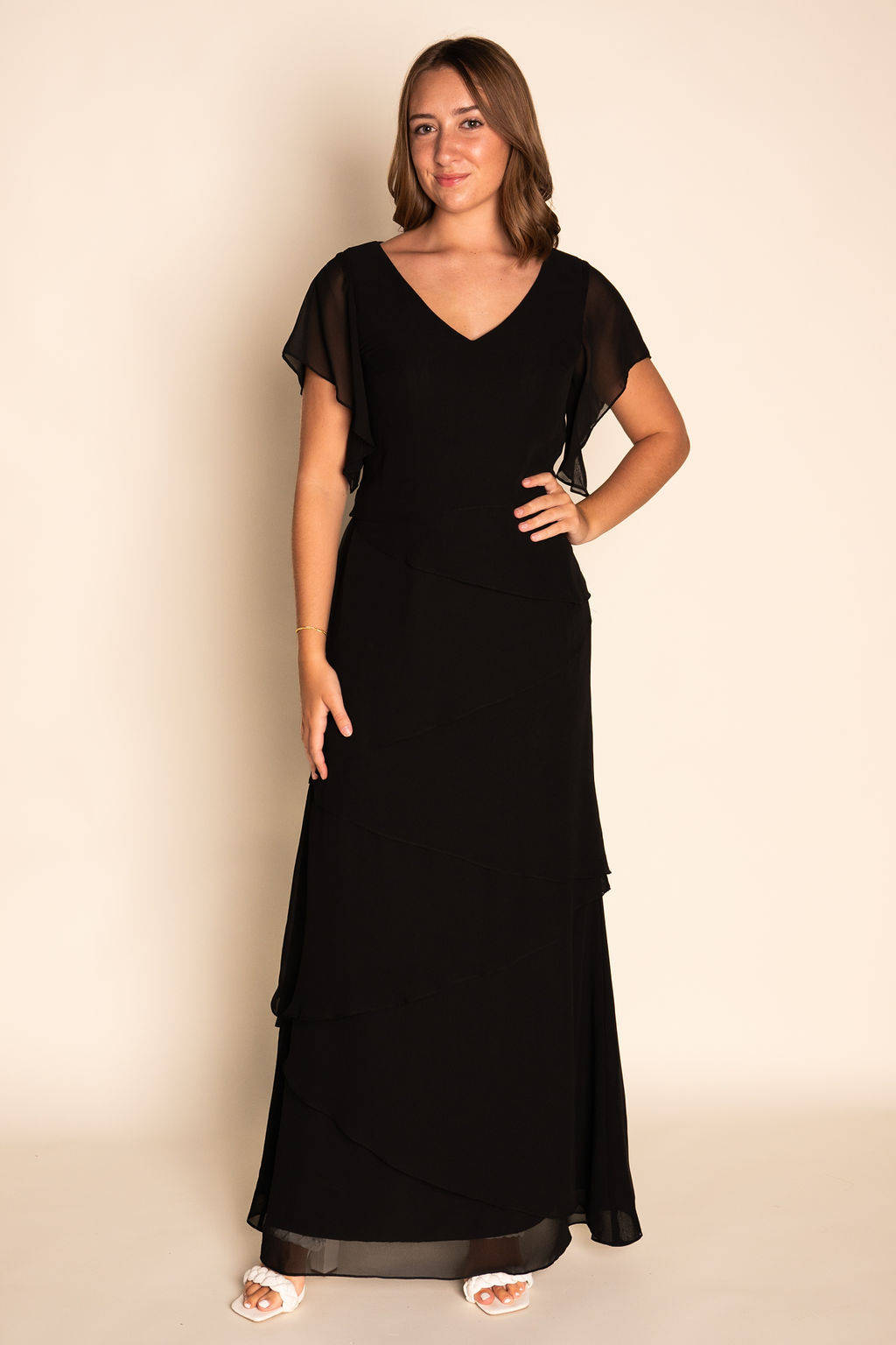Flowy Chiffon Dress RJBM091
