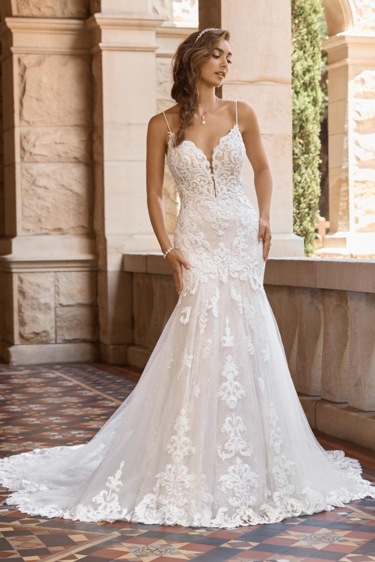 Sophisticated Wedding Dress With Hand-Sewn Lace #ST2217