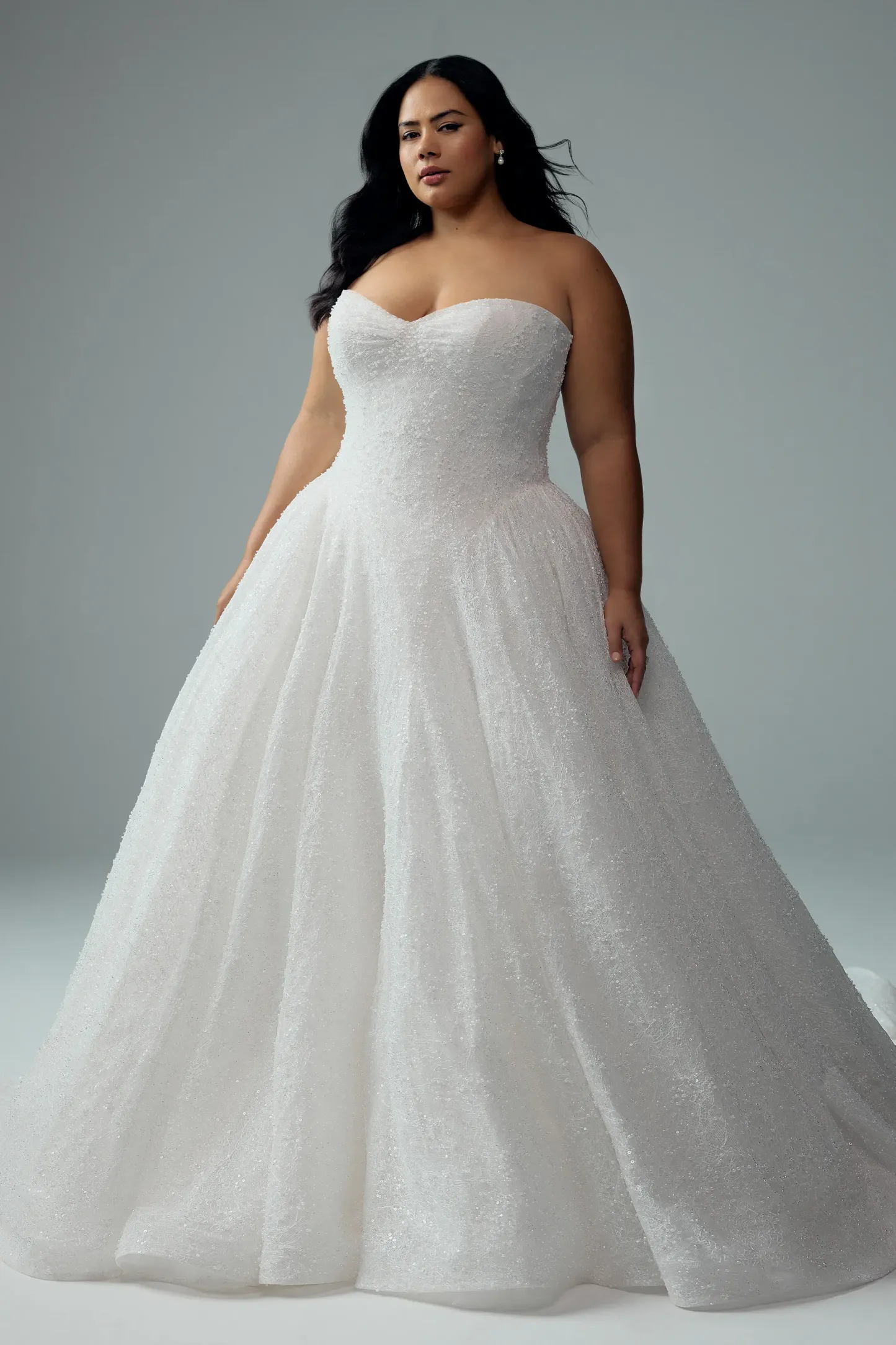 Sweetheart Beaded Bridal Gown with Strapless Neckline #Sophia Tolli ST655