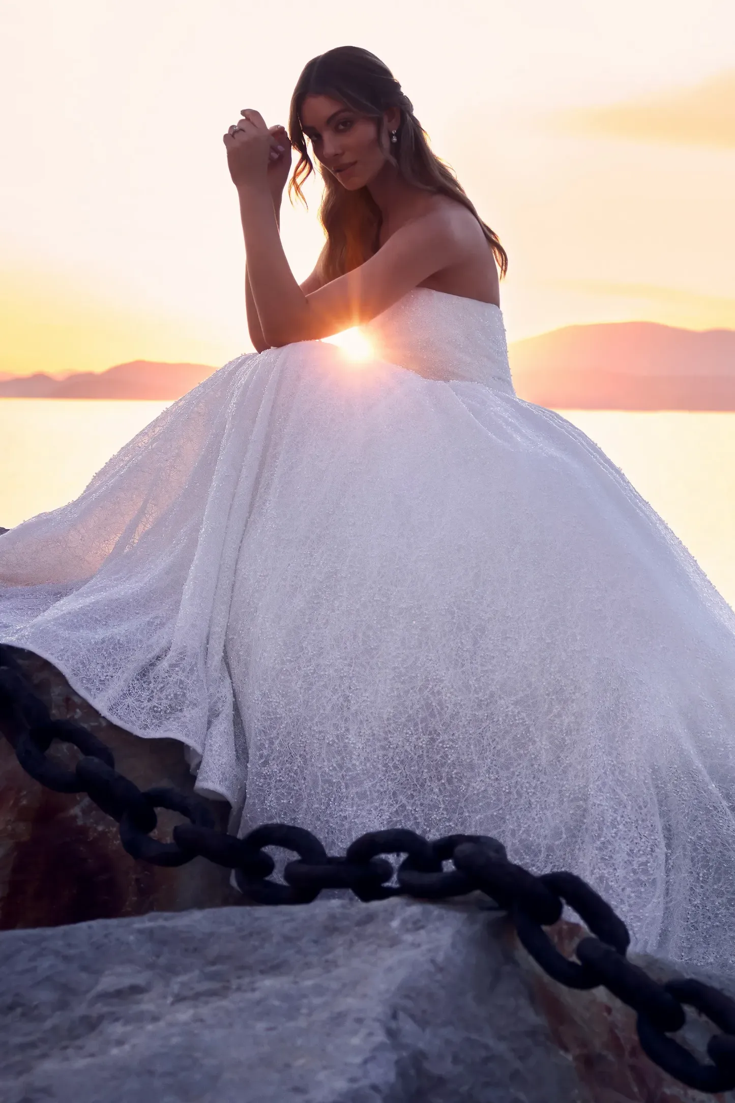 Sweetheart Beaded Bridal Gown with Strapless Neckline #Sophia Tolli ST655
