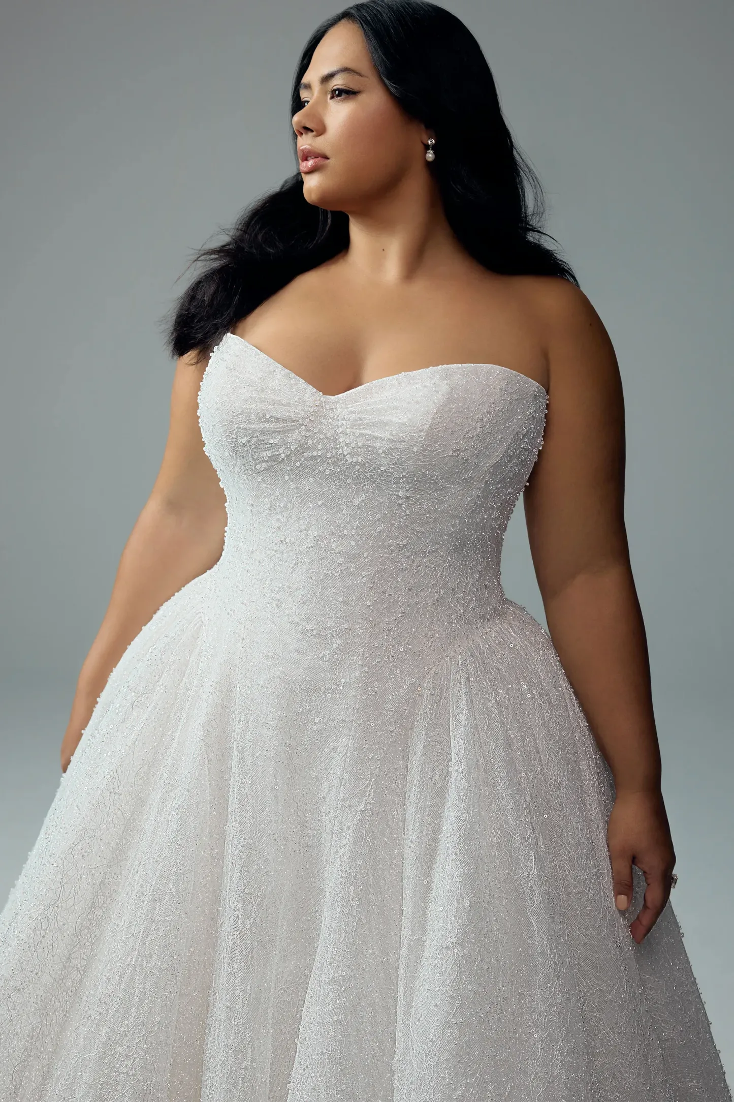 Sweetheart Beaded Bridal Gown with Strapless Neckline #Sophia Tolli ST655