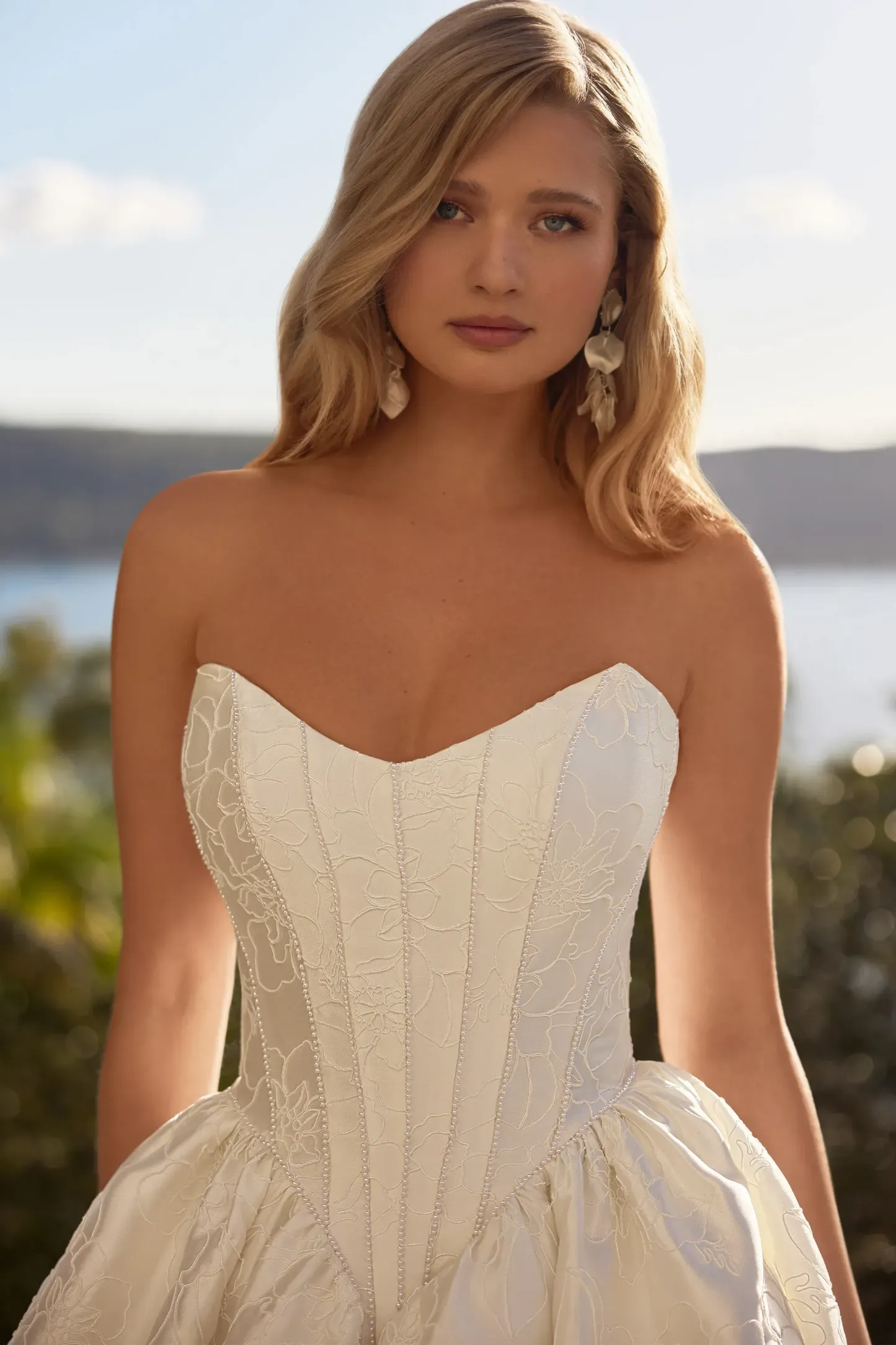 Regal Overlace Ballgown Wedding Dress #Sophia Tolli ST673