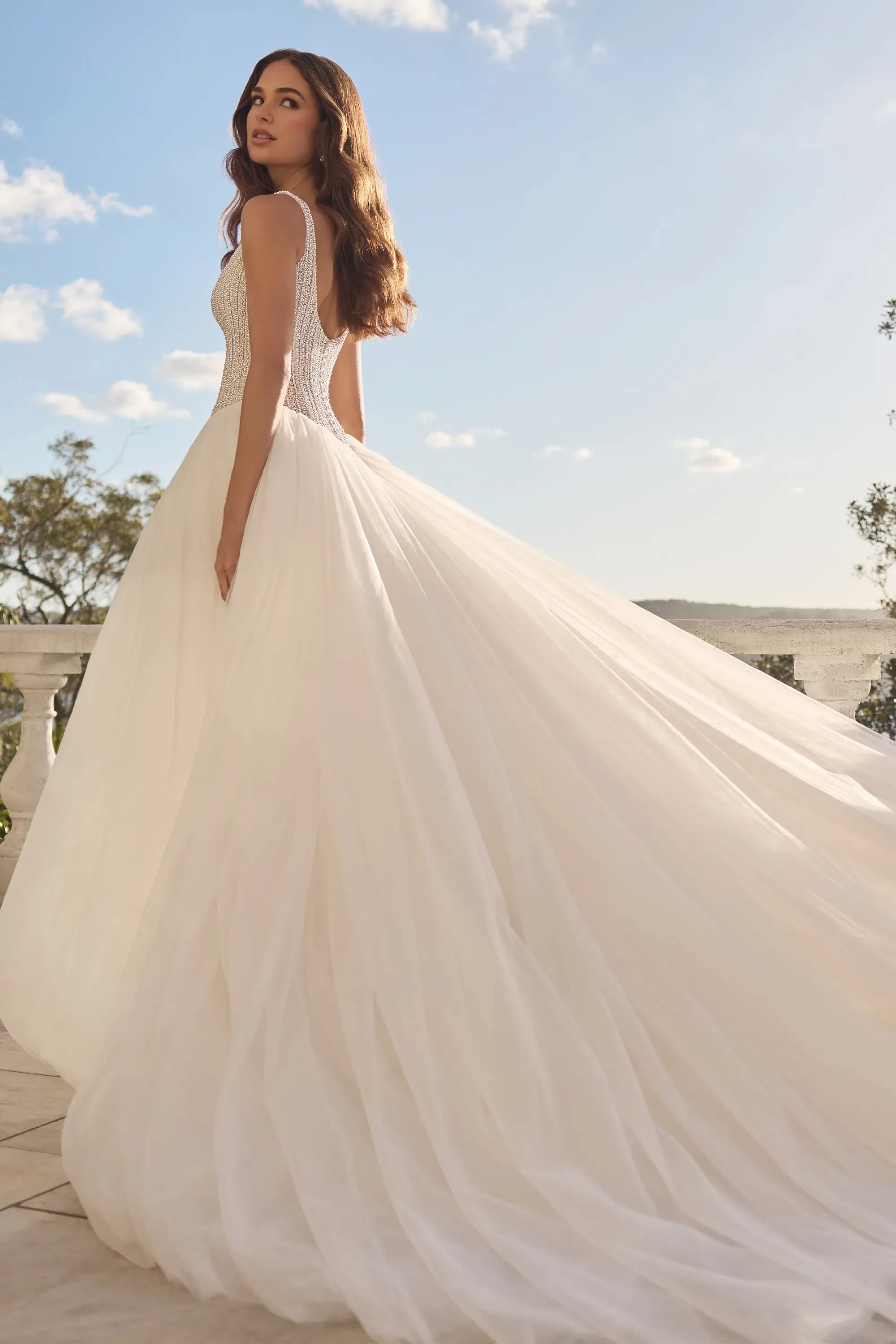 Tulle Ballgown Wedding Dress with Beaded Bodice #Sophia Tolli ST675