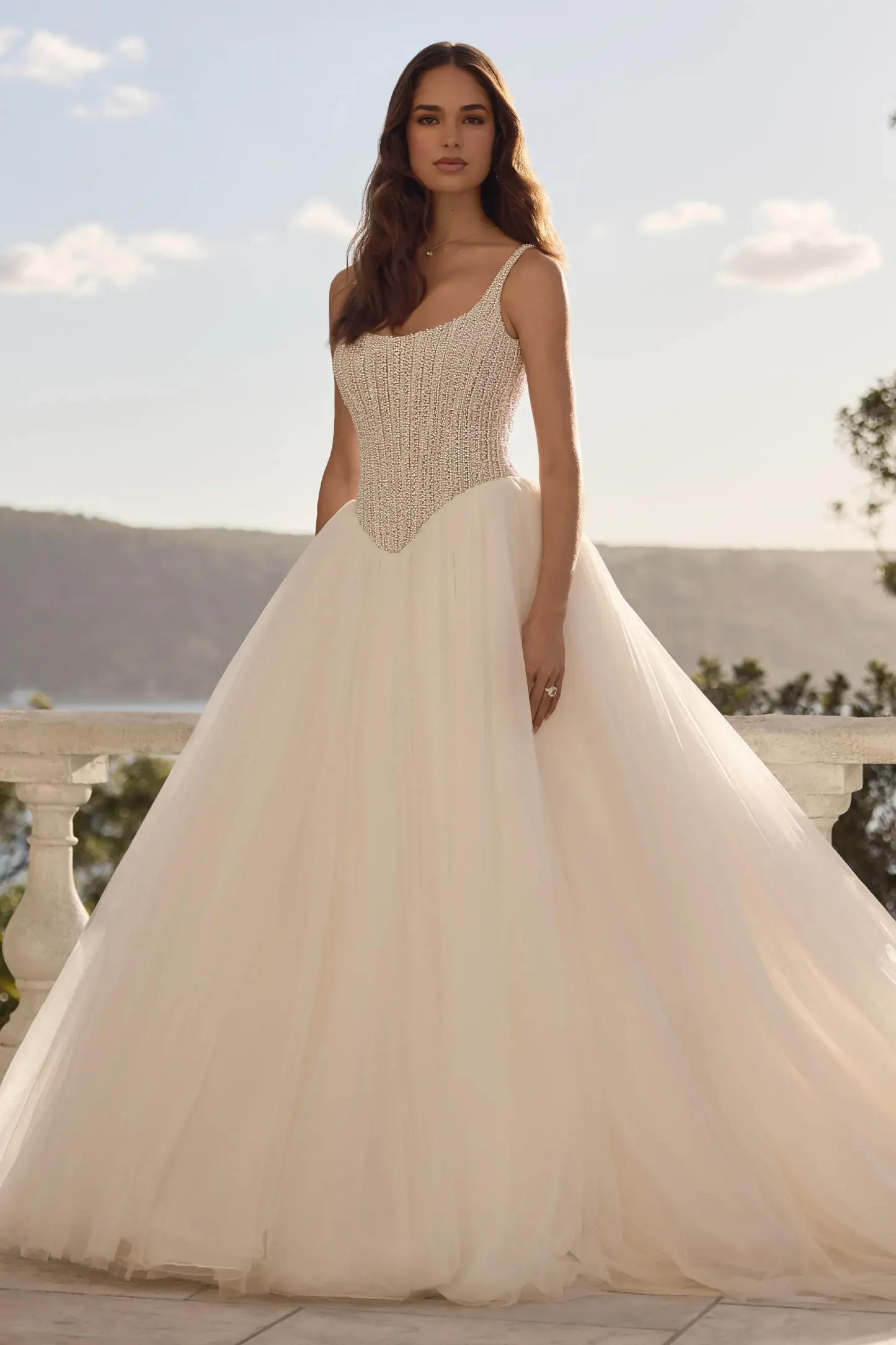 Tulle Ballgown Wedding Dress with Beaded Bodice #Sophia Tolli ST675