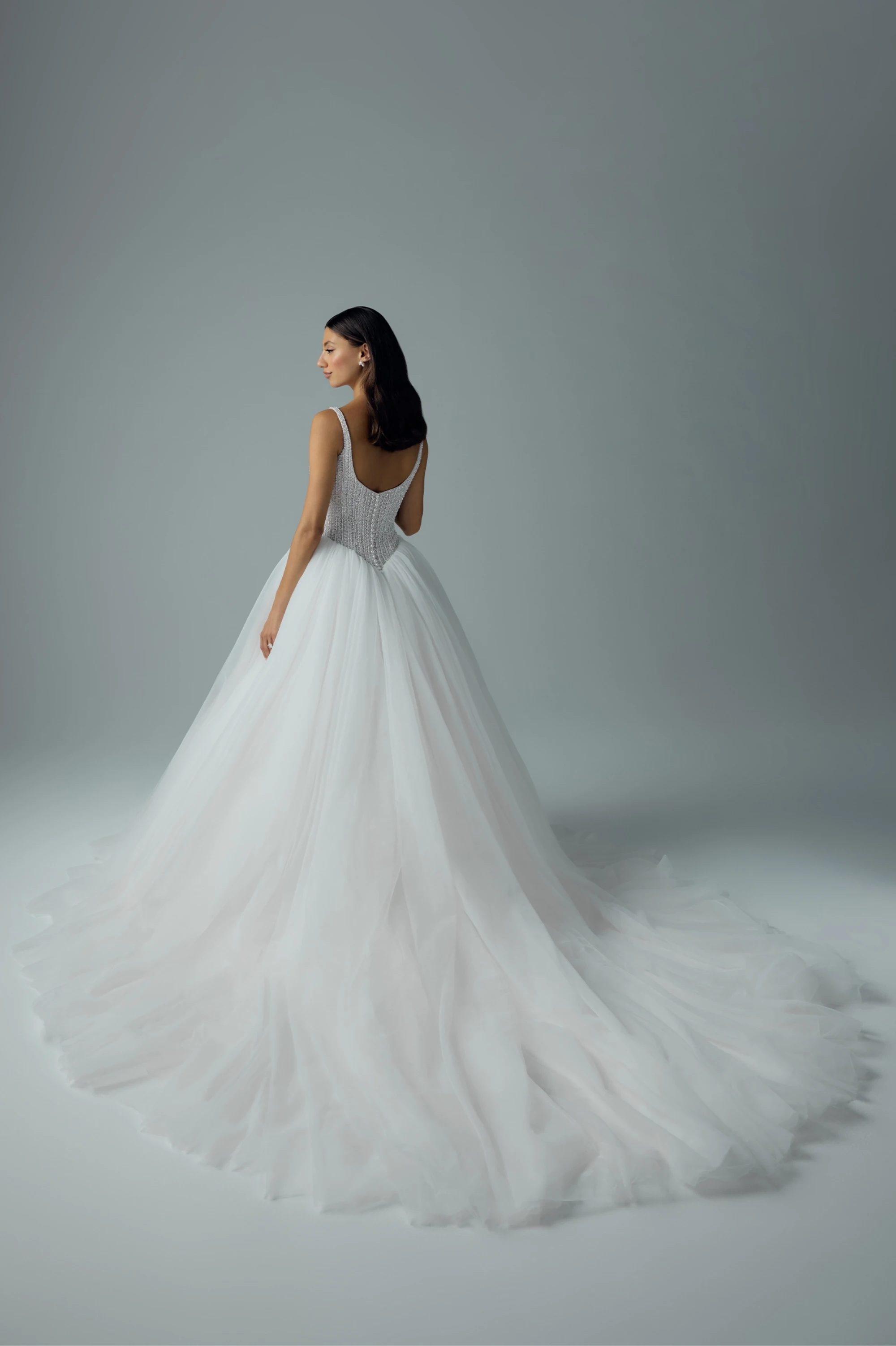 Tulle Ballgown Wedding Dress with Beaded Bodice #Sophia Tolli ST675