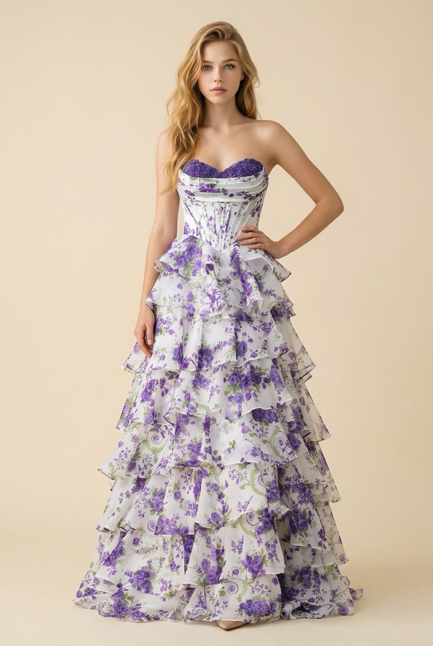 [Copy][Copy][Copy][Copy][Copy]couture lee #3741 #floor-length evening gown featuring a plunging V-neckline