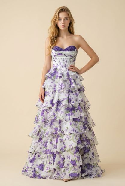[Copy][Copy][Copy][Copy][Copy]couture lee #3741 #floor-length evening gown featuring a plunging V-neckline