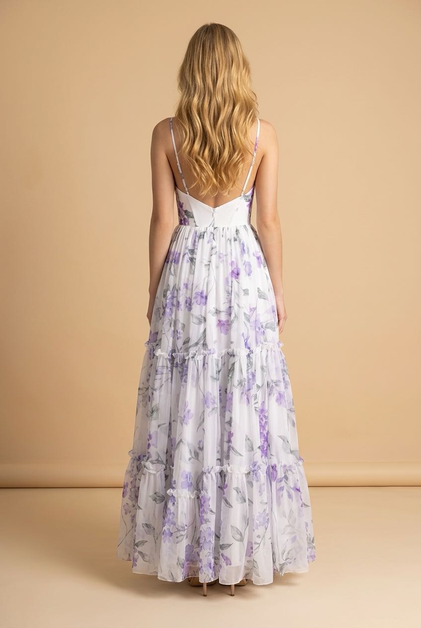 [Copy][Copy][Copy][Copy]couture lee #3741 #floor-length evening gown featuring a plunging V-neckline