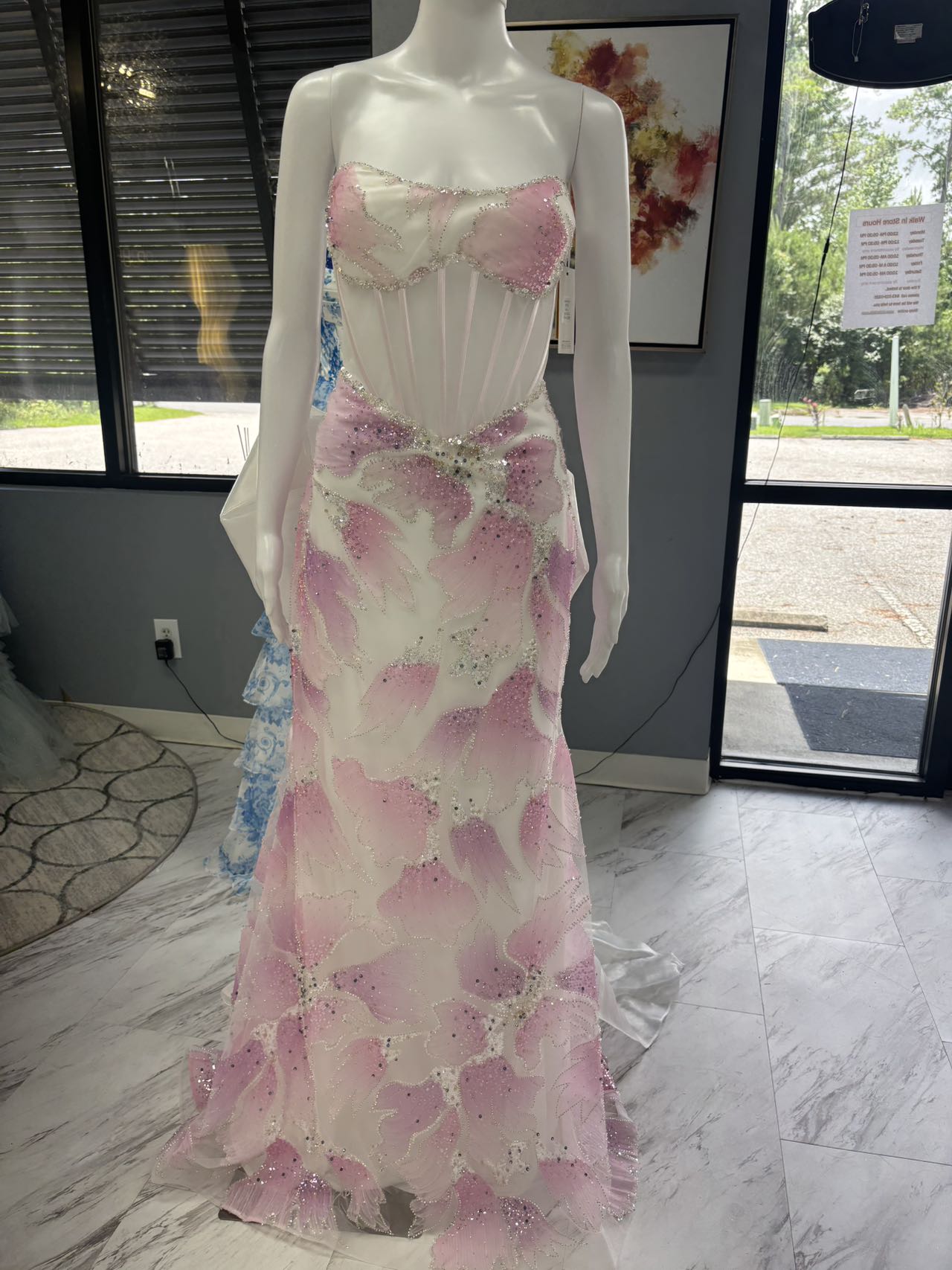 [Copy][Copy][Copy][Copy][Copy][Copy][Copy][Copy][Copy]couture lee #3741 #floor-length evening gown featuring a plunging V-neckline