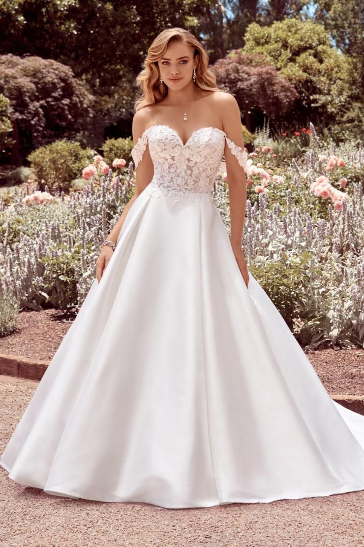 Classic Off The Shoulder Ballgown #Y22182
