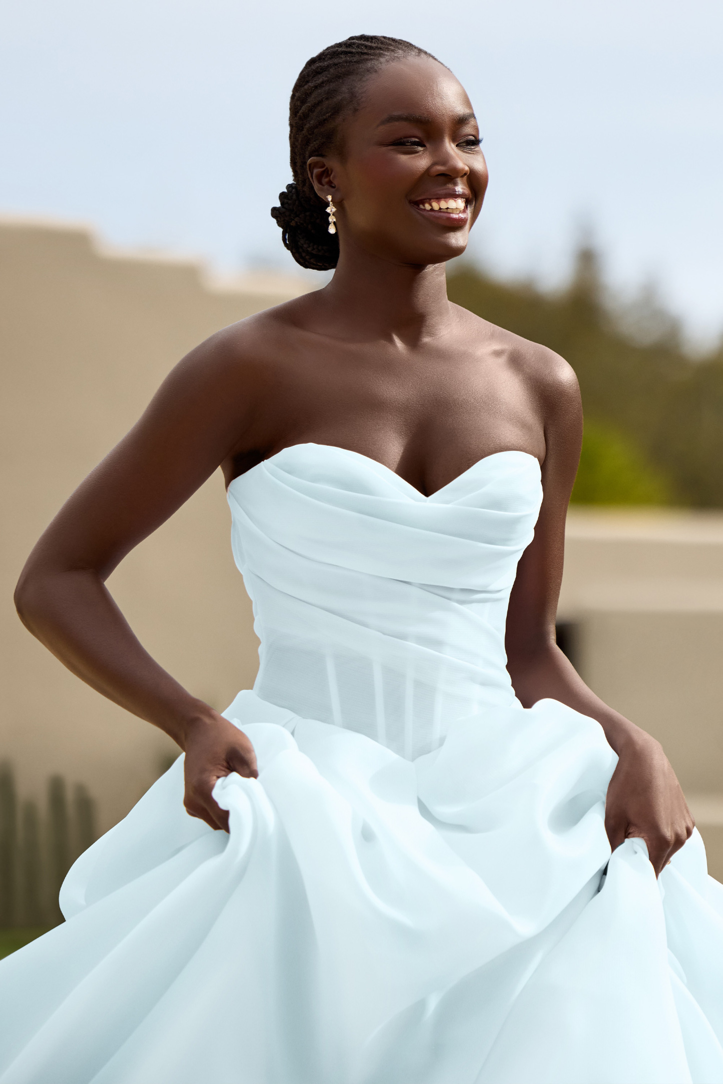 Fairytale Wedding Dress with Off-Shoulder Straps | Style Y3145