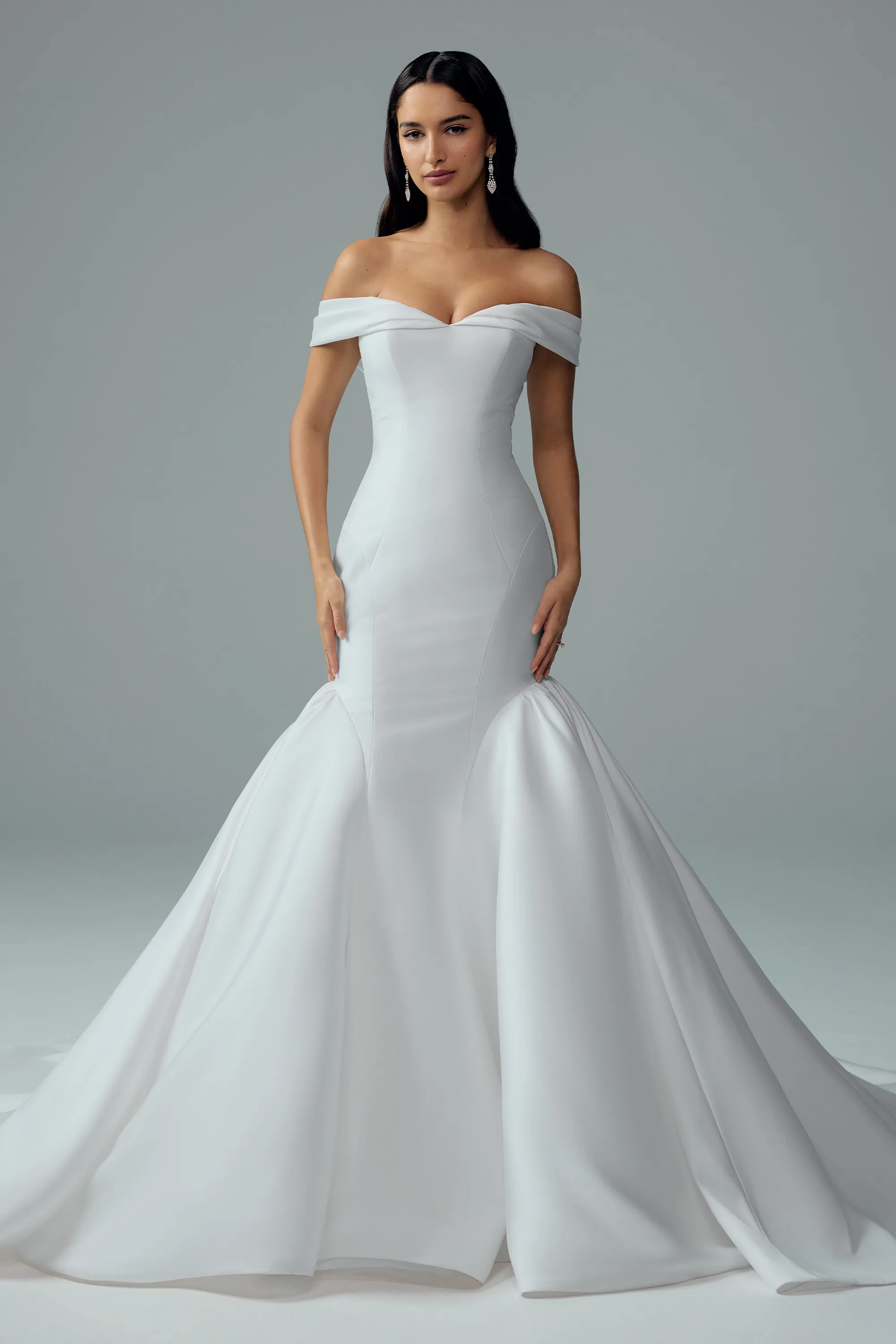 Sexy Mikado Mermaid Sweetheart Wedding Dress #Sophia Tolli Y3210