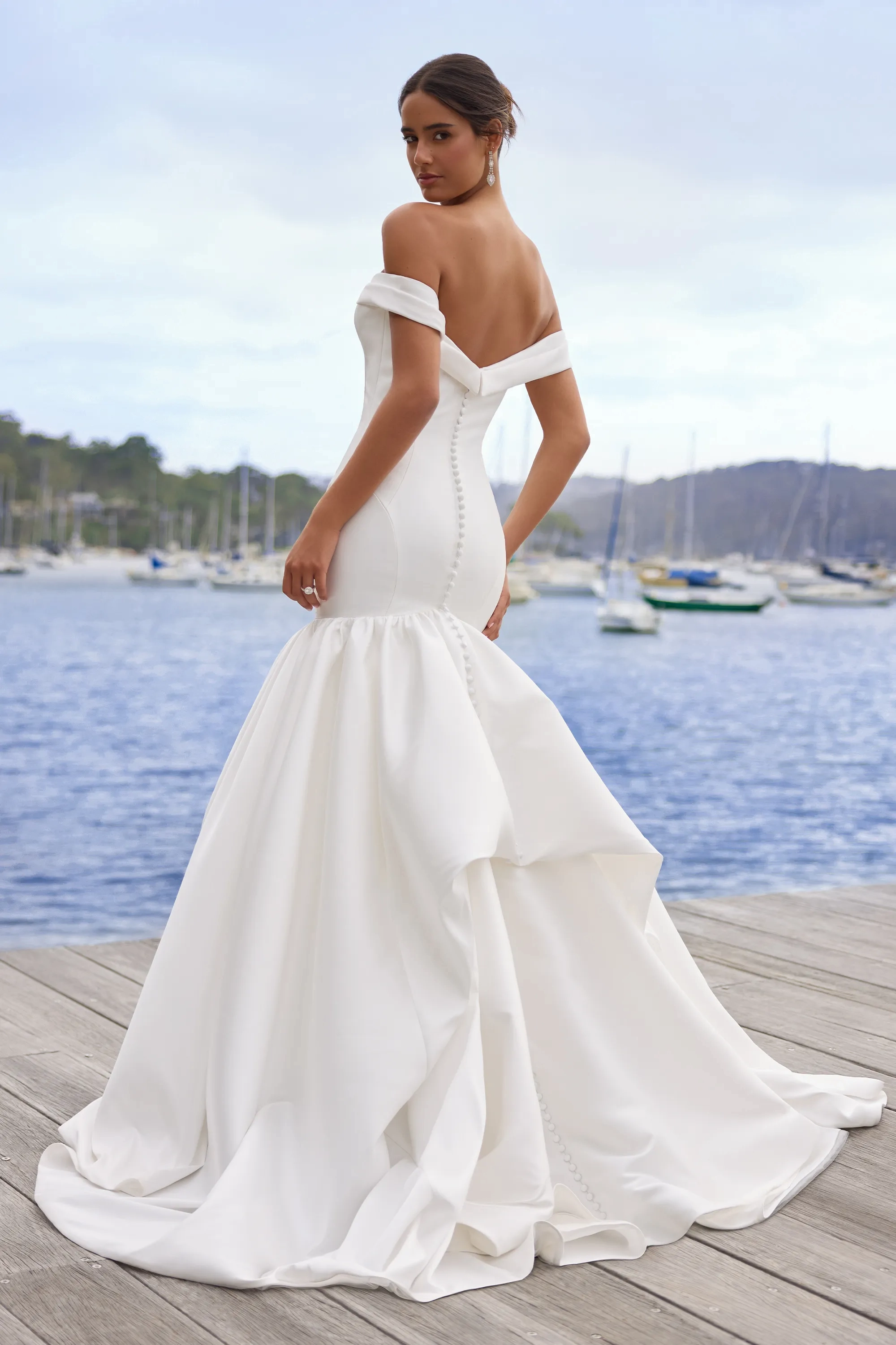 Sexy Mikado Mermaid Sweetheart Wedding Dress #Sophia Tolli Y3210
