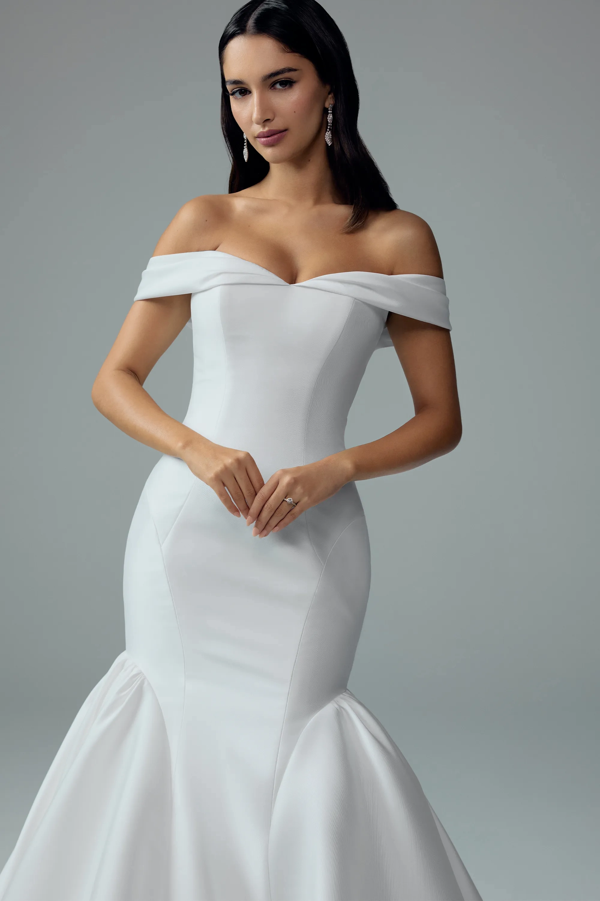 Sexy Mikado Mermaid Sweetheart Wedding Dress #Sophia Tolli Y3210