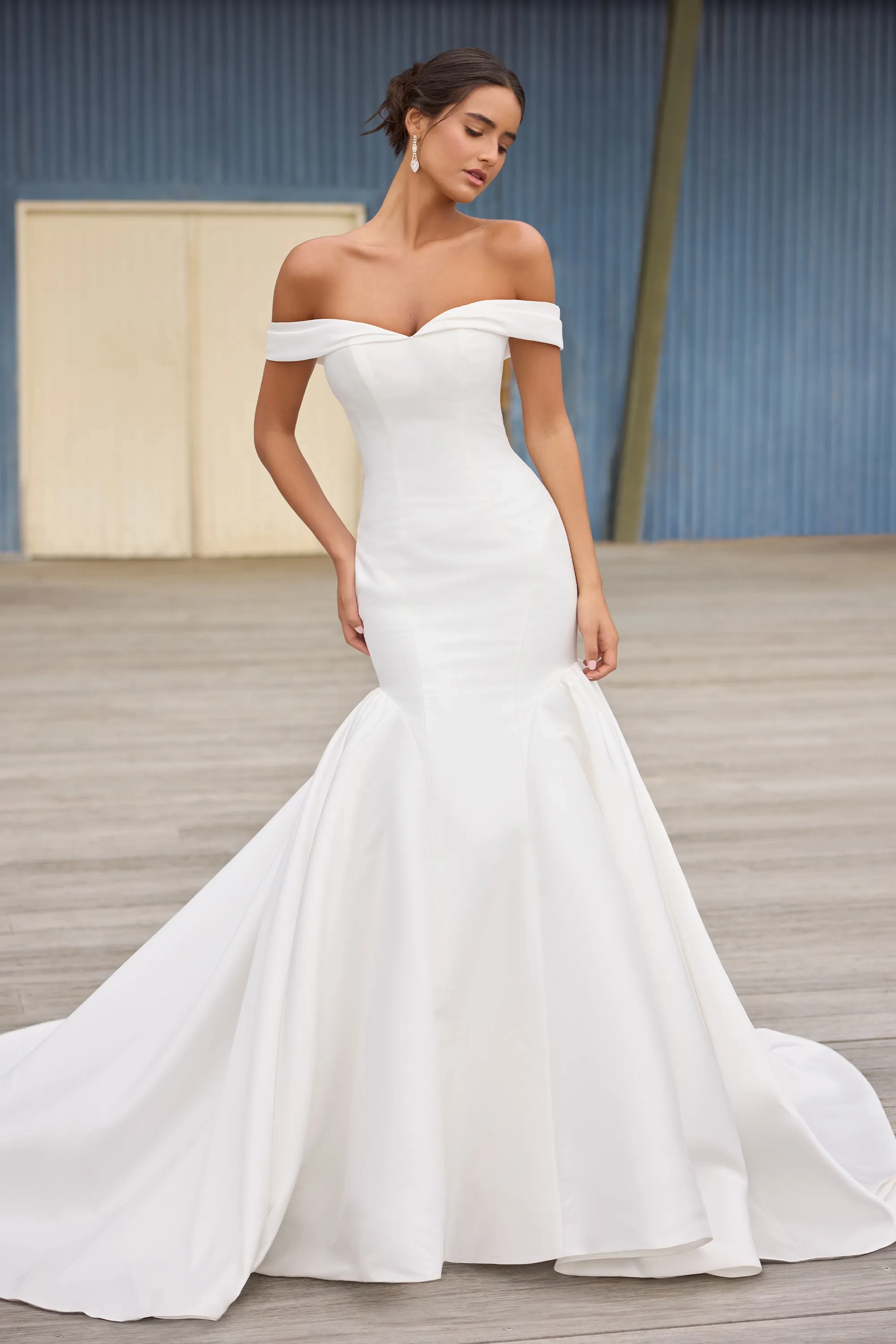 Sexy Mikado Mermaid Sweetheart Wedding Dress #Sophia Tolli Y3210