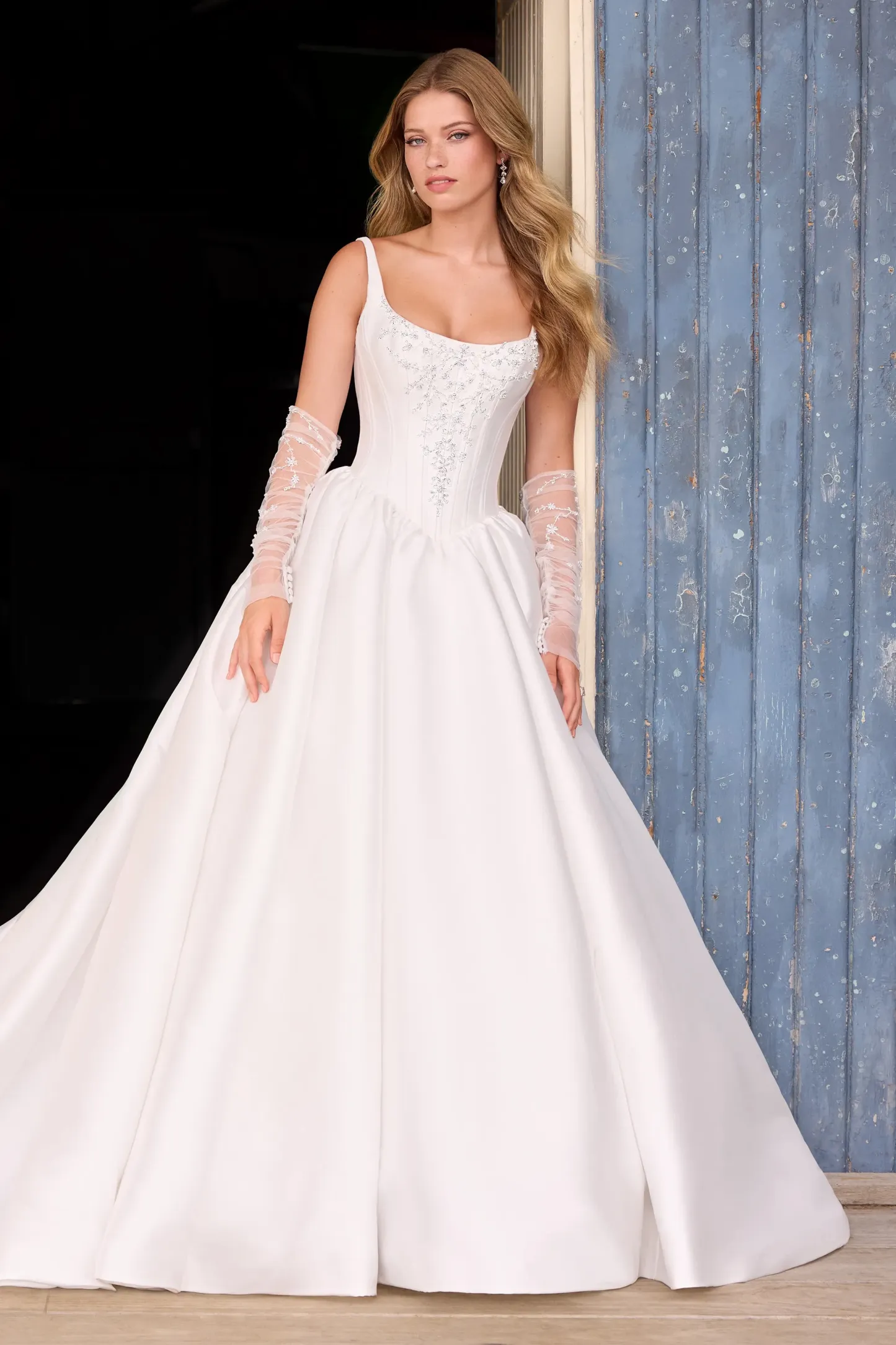 Princess Wedding Dress with Beaded Bodice #Sophia Tolli Y3213